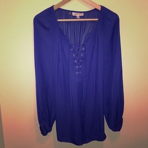 Royal blue tunic